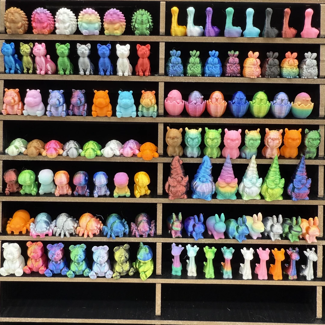 每逢3D打印玩具小动物摆件跨境热销玩具小雕像微观创意模型款式多