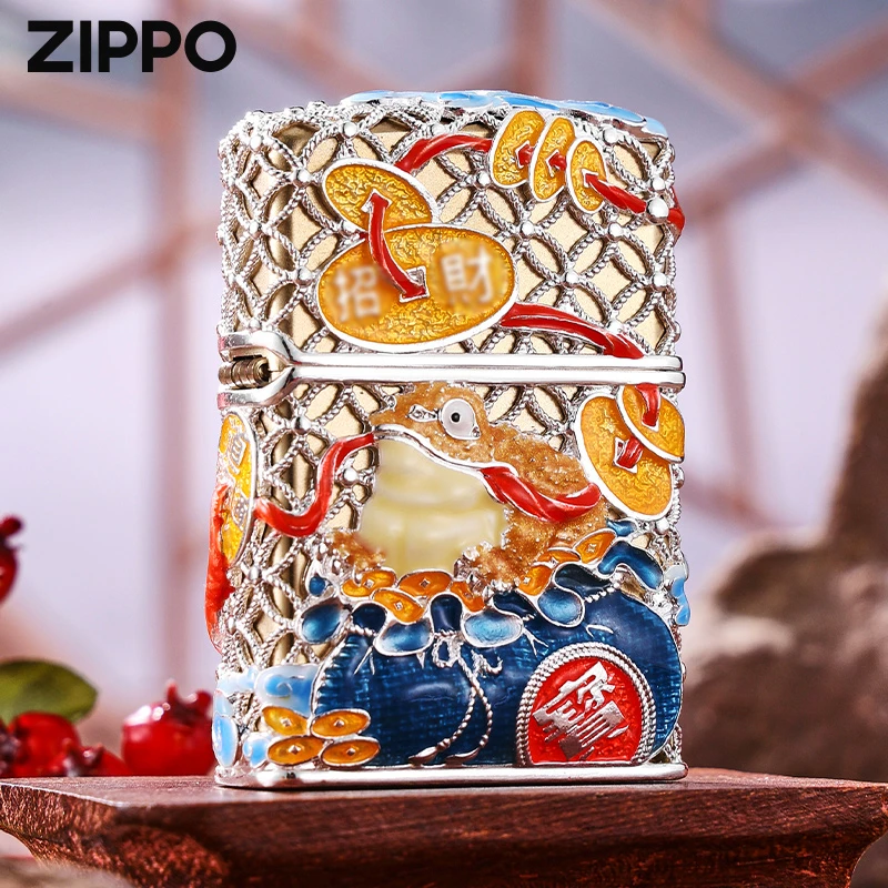 zippo打火机 金蟾官方旗舰正品男士实用防风礼盒装送礼物DYH1X1