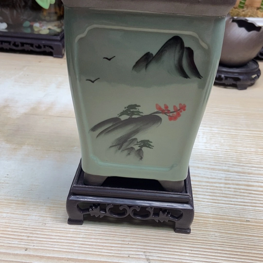 瓷片陶瓷花盆陶瓷艺术