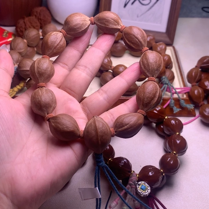 橄榄核手串/手链梅林铁核1826带三通