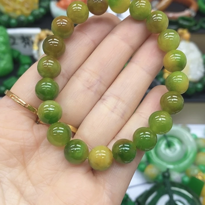 翡翠未镶嵌耳饰手链10