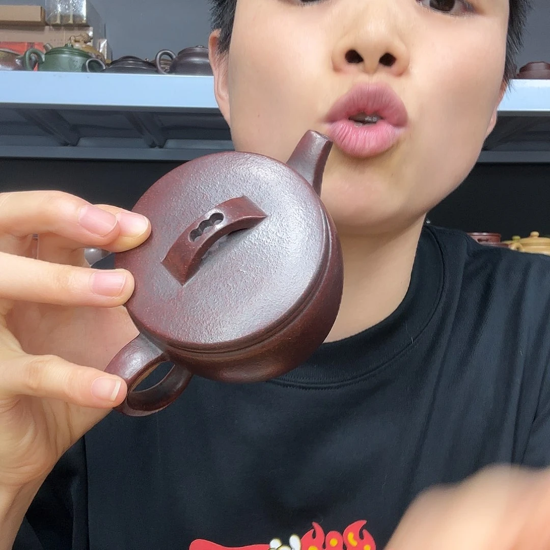 茶壶紫砂民间手艺人全手工制作