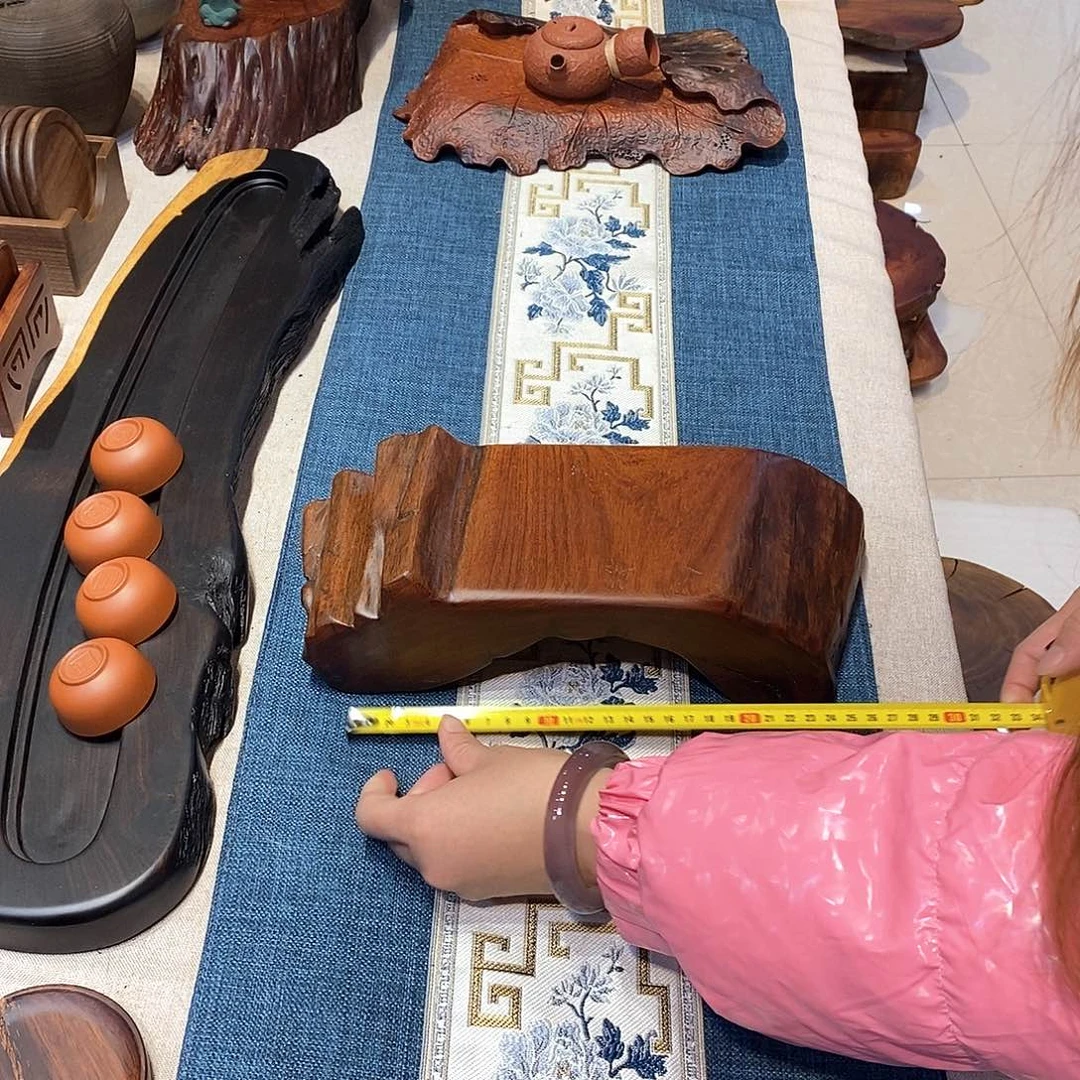 9缅甸花梨干泡底座