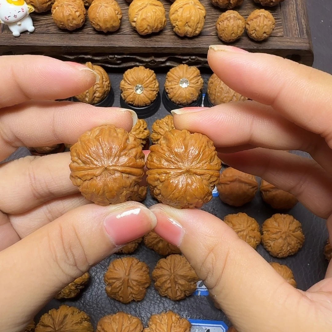 把件文玩核桃27尺焖尖矮桩磨盘008