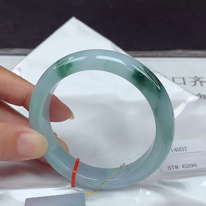 未镶嵌手镯翡翠57圈4937