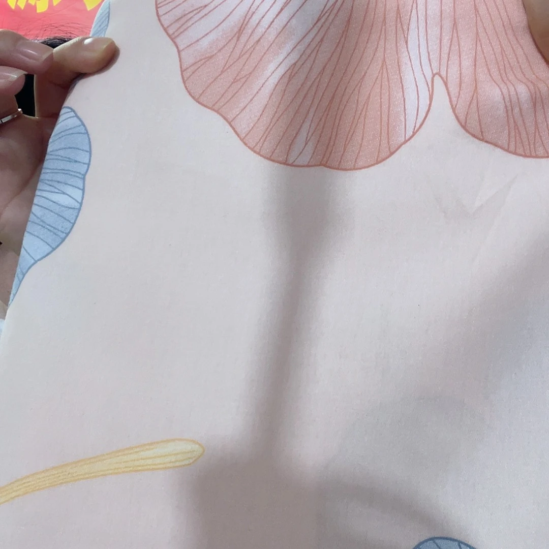 全棉马正身毛粉银杏叶被罩1成1.2