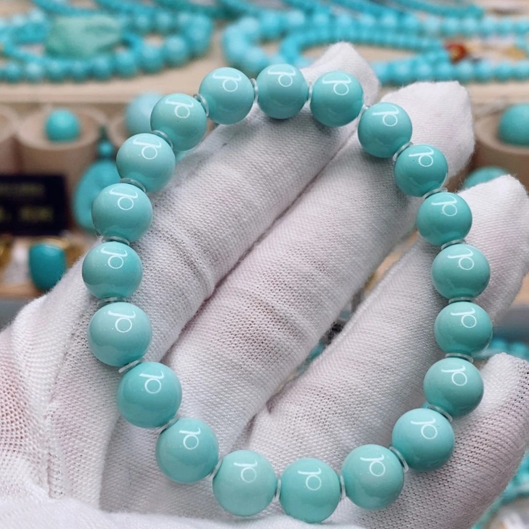 绿松石未镶嵌珠宝奇石9mm