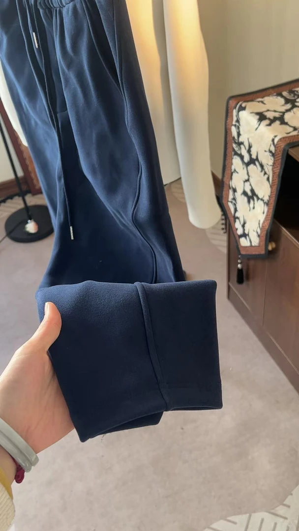 【柚子妈福利款】 超厚高腰防风裤 男女同款