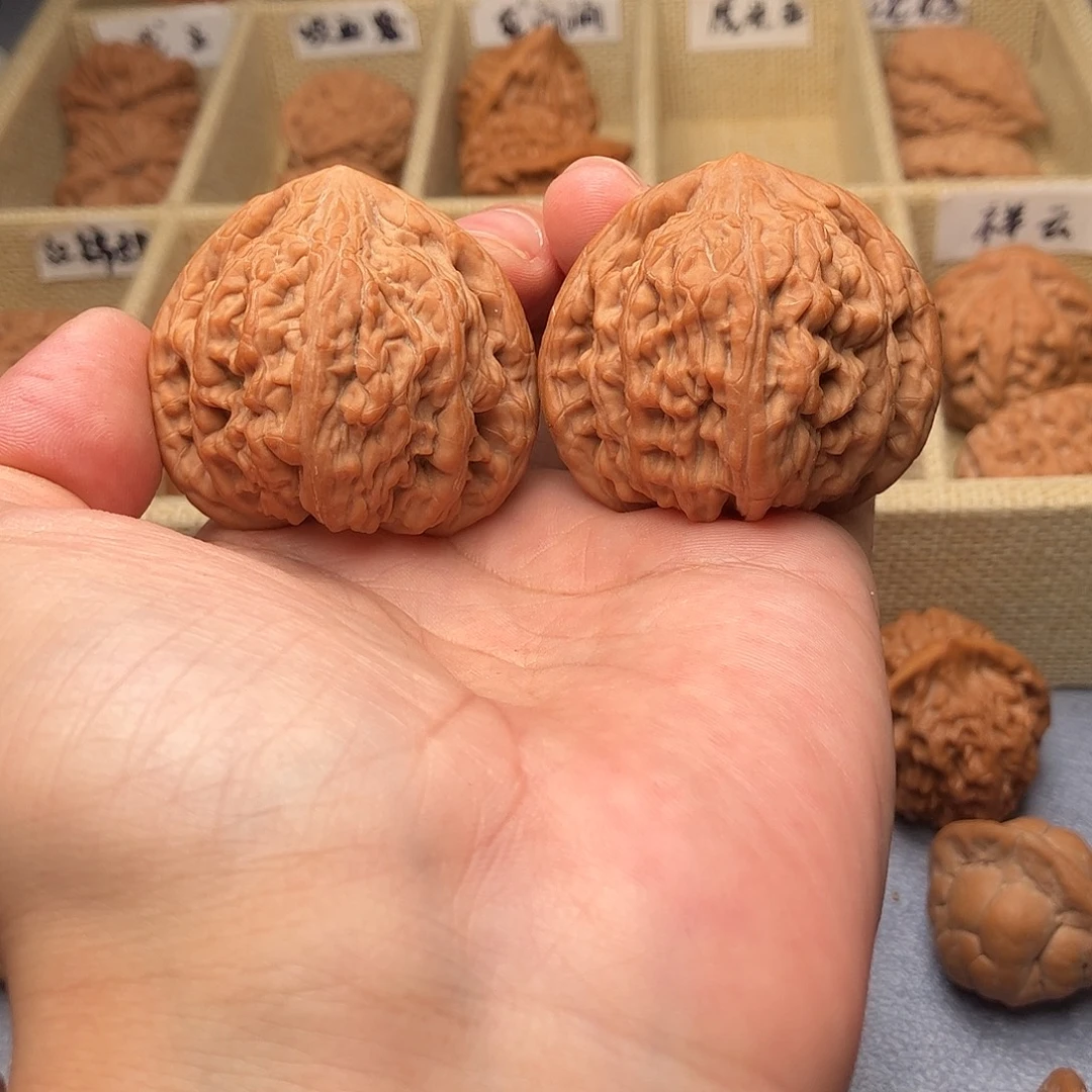 把件文玩核桃虎头王44（头货精品