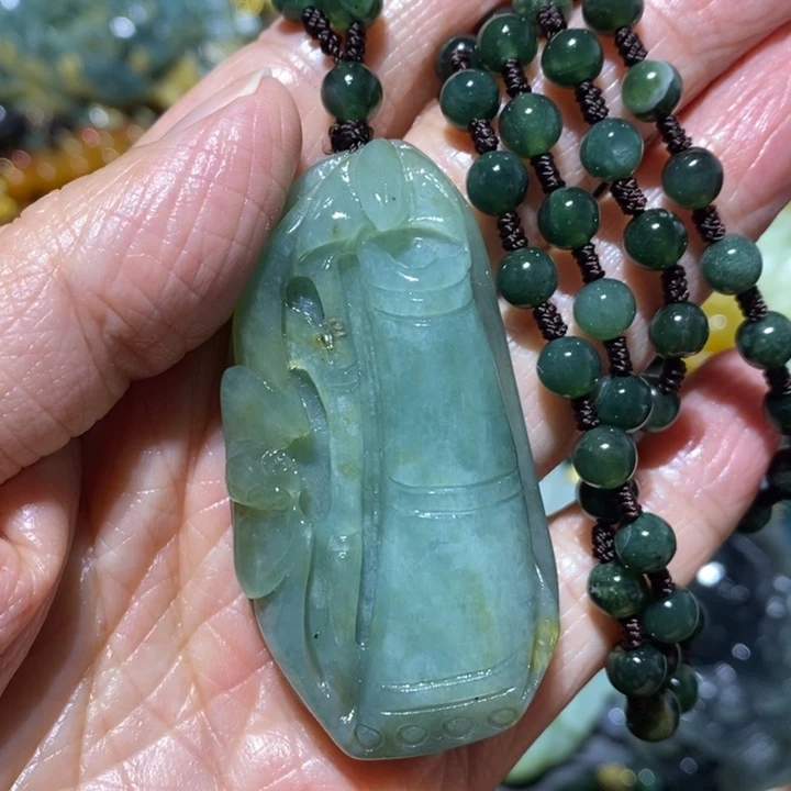 岫玉岫玉吊坠未镶嵌