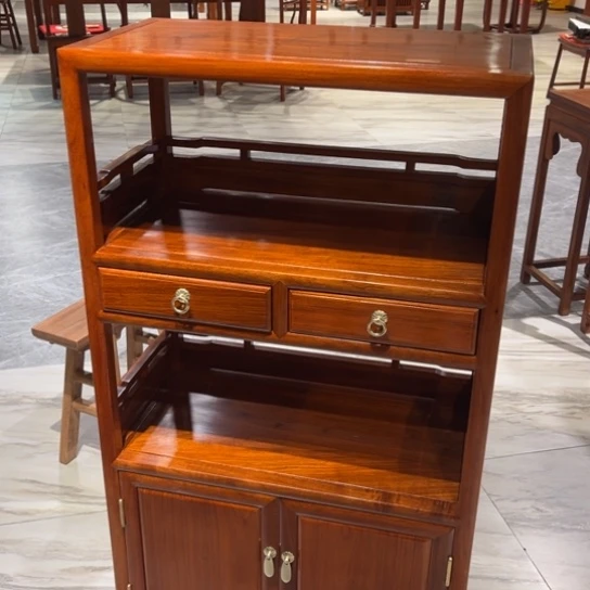 紫檀木类家具来**长缅花书架