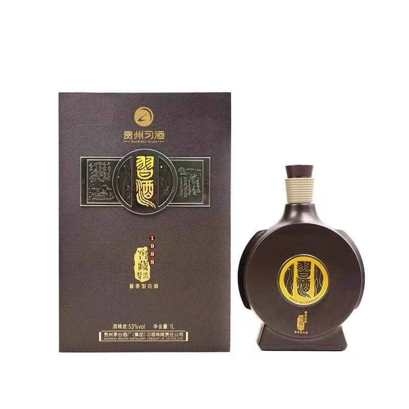 习酒【2018年】习酒窖藏1988（老版本）1L装 酱香型53度白酒53度1L