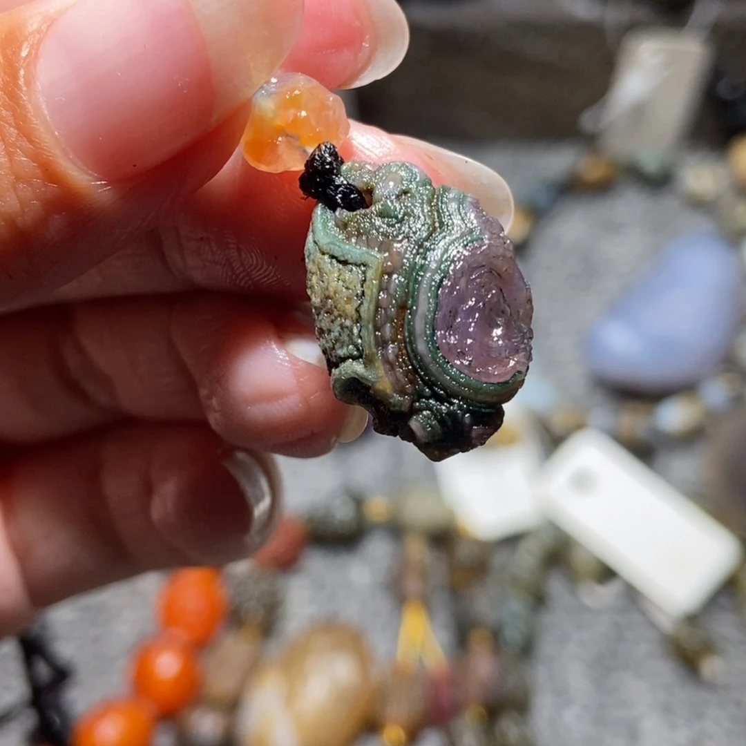 未镶嵌玛瑙/玉髓珠宝半成品