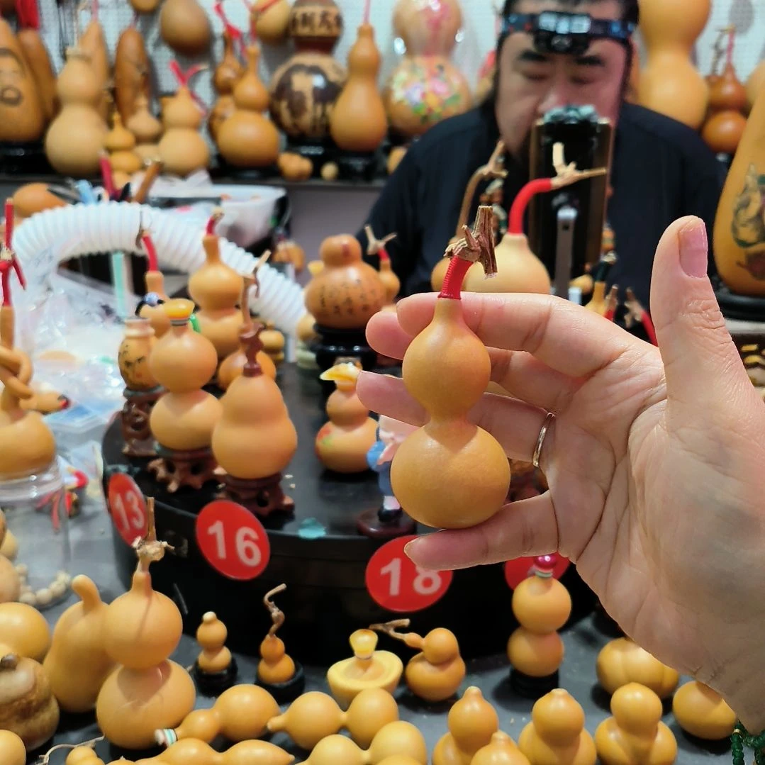 林**格葫芦福禄双全手把件