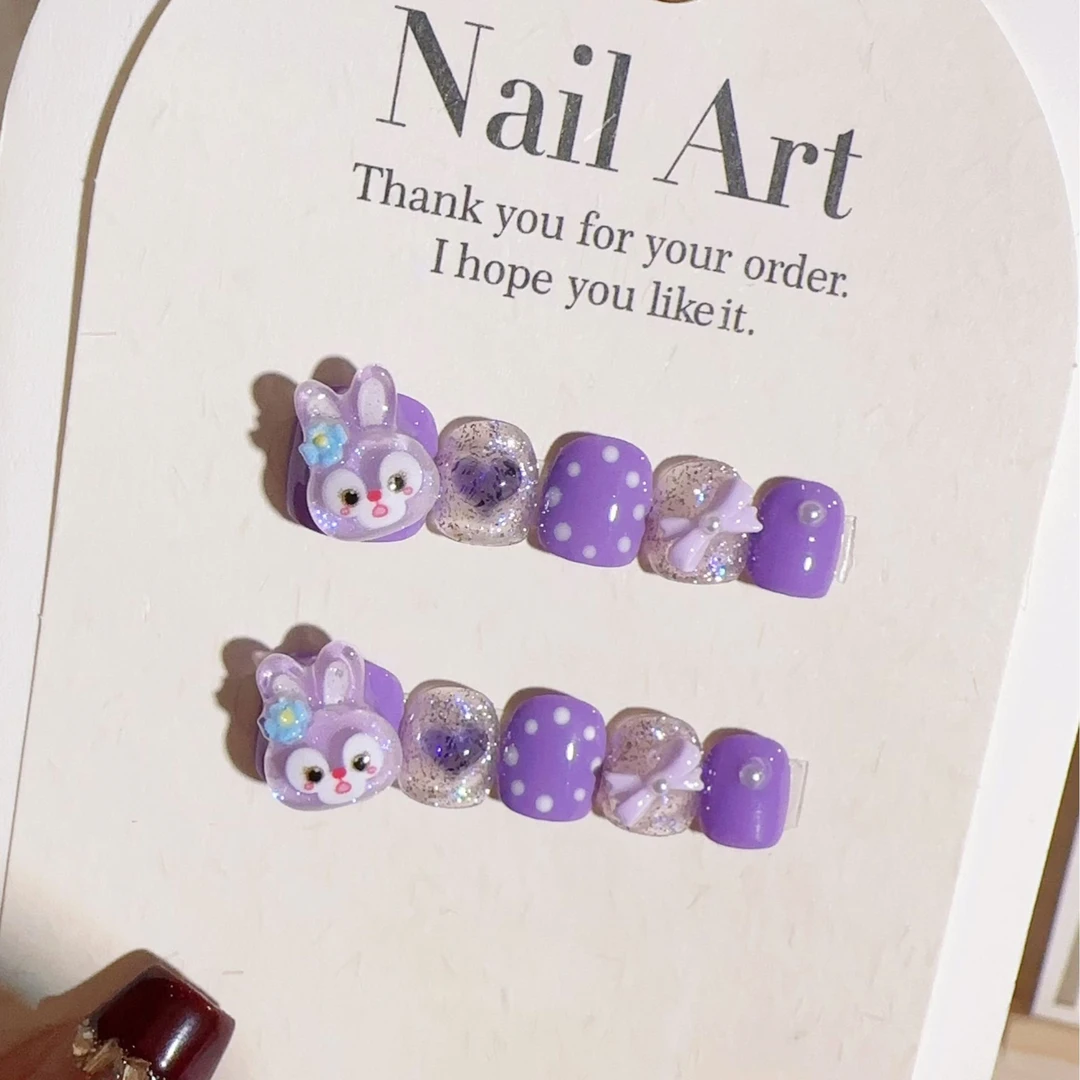 星黛露爱心亮片穿戴甲