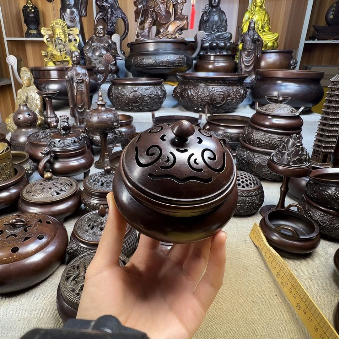 薰香炉铜香炉铜工艺品
