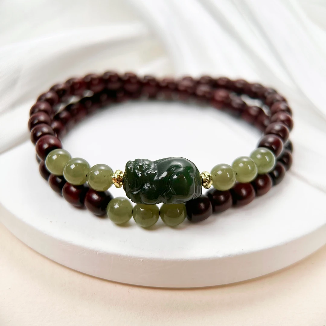 2341小叶紫檀/6-7mm双圈手串