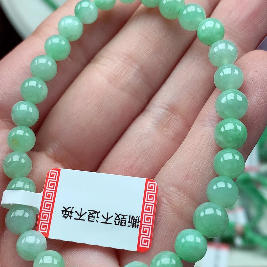 翡翠未镶嵌毛衣链翡翠