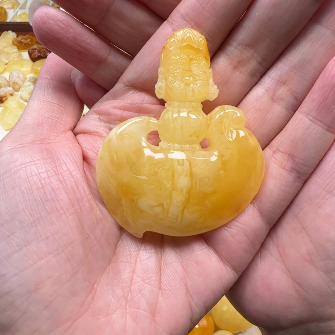 琥珀未镶嵌裸石蜜蜡