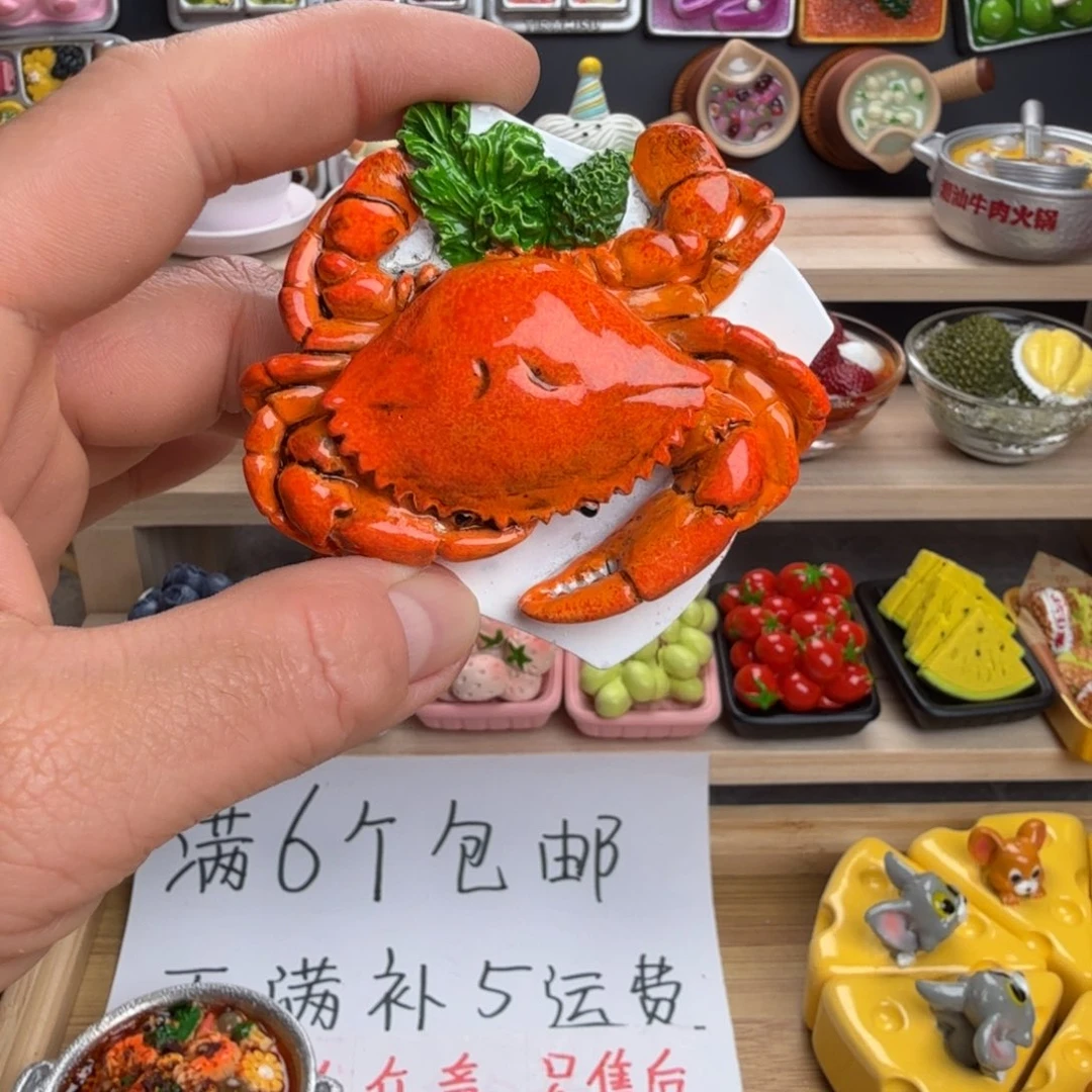 树脂食玩冰箱贴 凭开箱视频售后