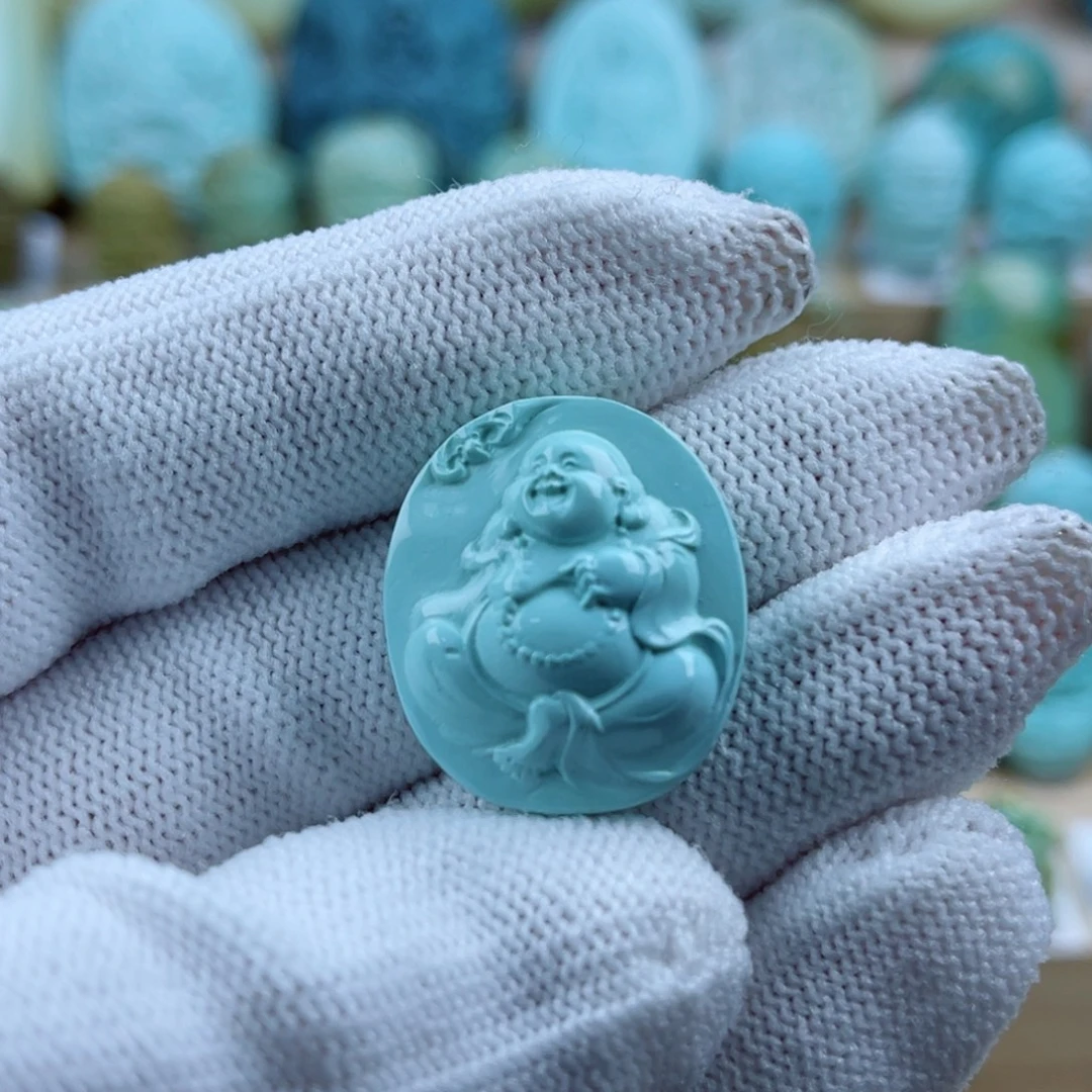 绿松石未镶嵌珠宝奇石