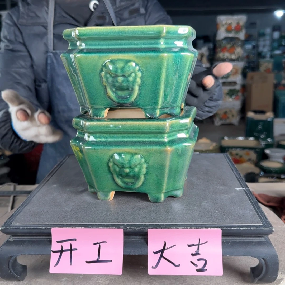 一风堂石湾花盆。微瑕