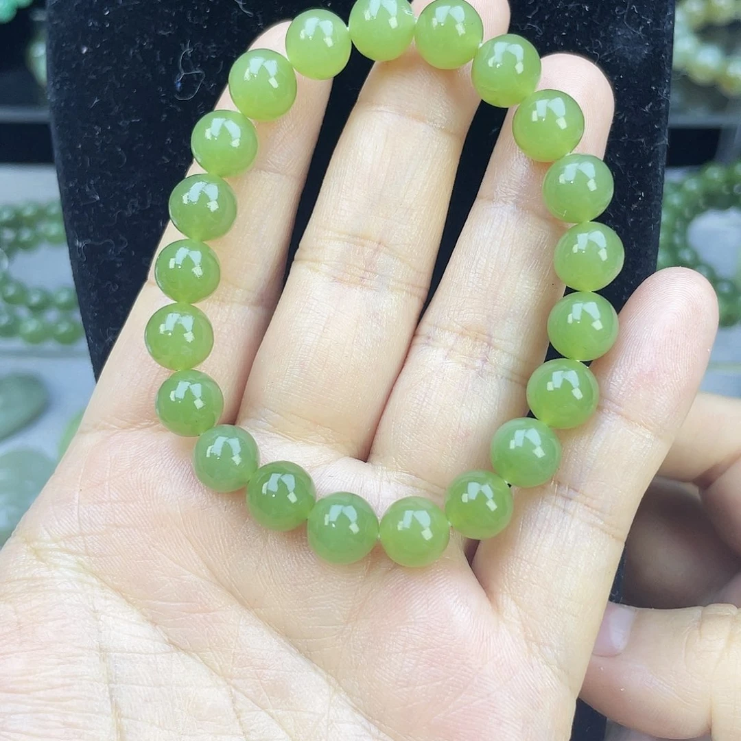 虎***椒和田玉未镶嵌手链