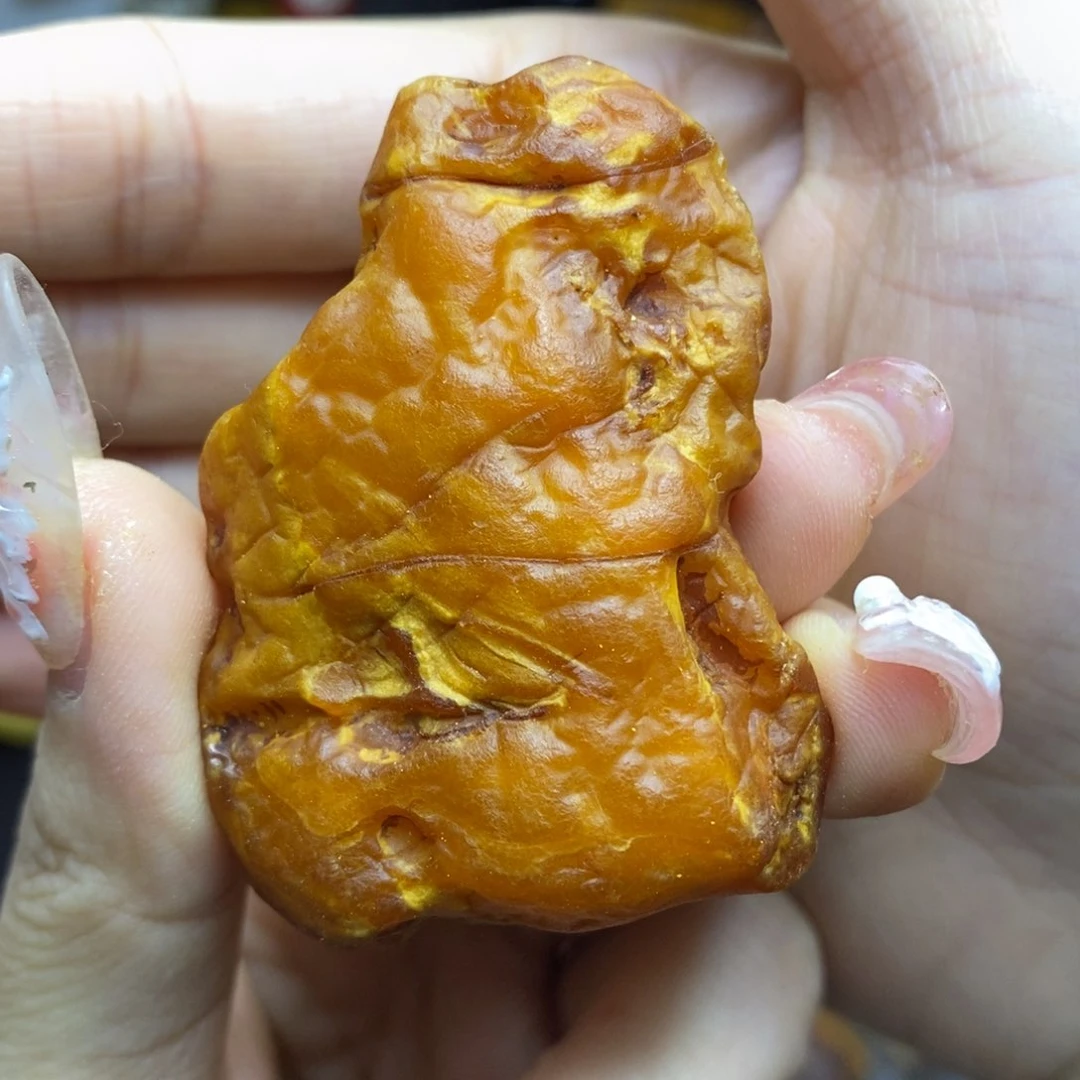 定制琥珀未镶嵌老**艺胖