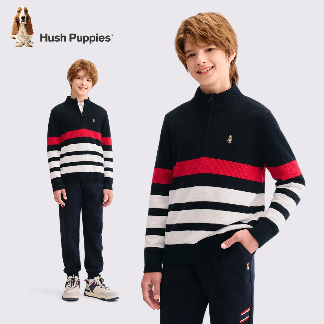 【圆领线衣】暇步士童装秋季新款儿童汗布内里舒适柔软线衣