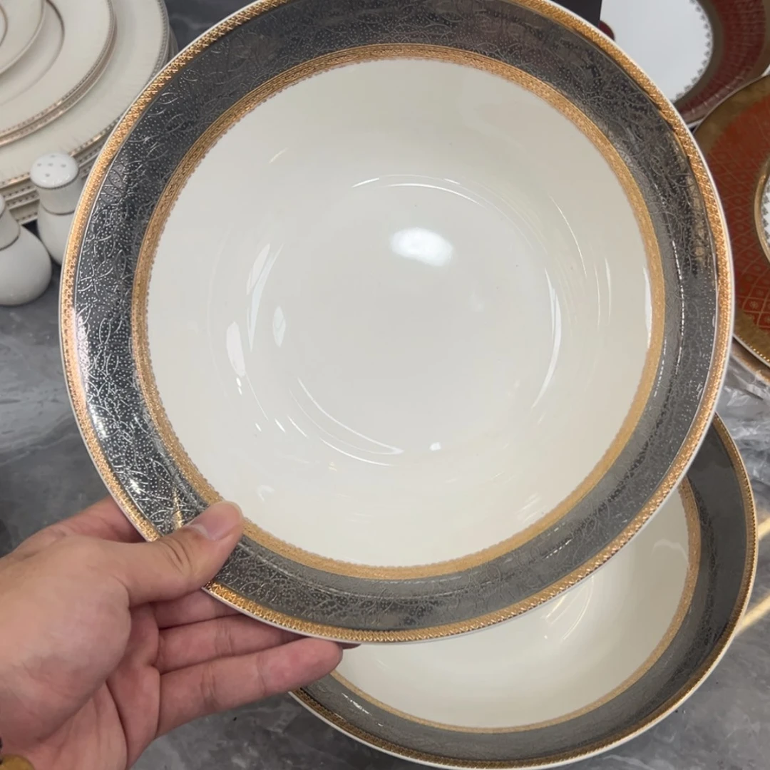 【闪购商品】瓷片9寸汤碗一个一单福利价