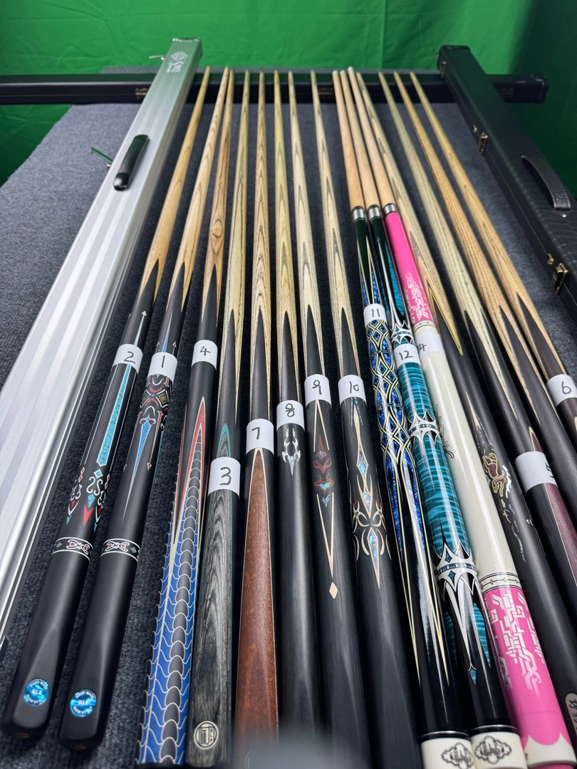 随拍斯诺克链接台球杆大头小头暴力薛珍麒双赛点战胜唐春晓