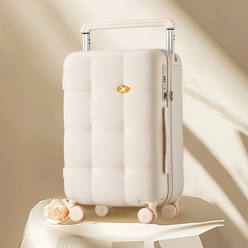 芒果鸟宽拉杆时尚行李箱可充电登机行李箱旅行行李箱商务轻便