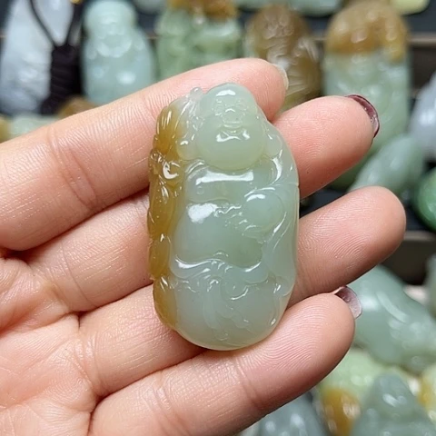 颈饰未镶嵌和田玉金**光