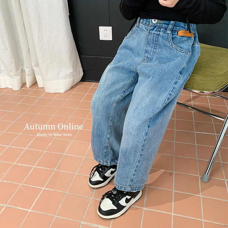 【新品】高品质好版型洋气舒适赛络纺水洗做旧牛仔裤 X016