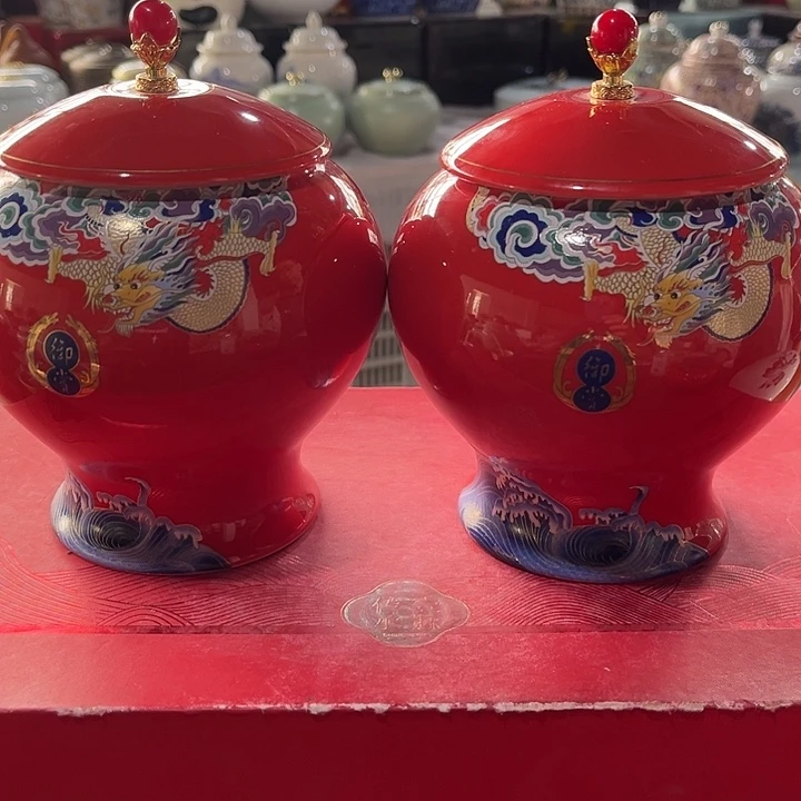 罐润鹏陶瓷精选高档陶瓷茶叶罐