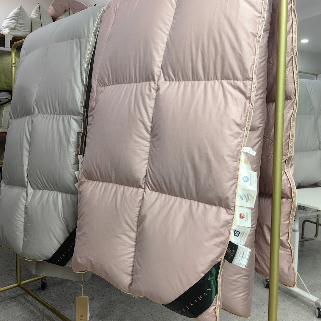 【孤品微瑕尾单】800蓬95白鹅绒被全棉加厚冬被羽绒被羽绒冬被