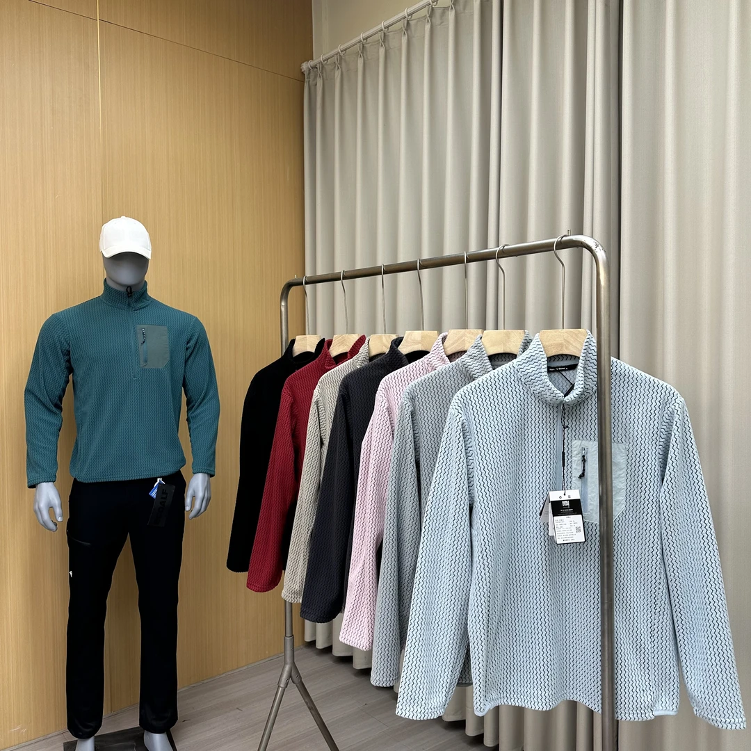 秋冬半拉链打底衫 男士加入磨毛卫衣 立领长袖休闲卫衣