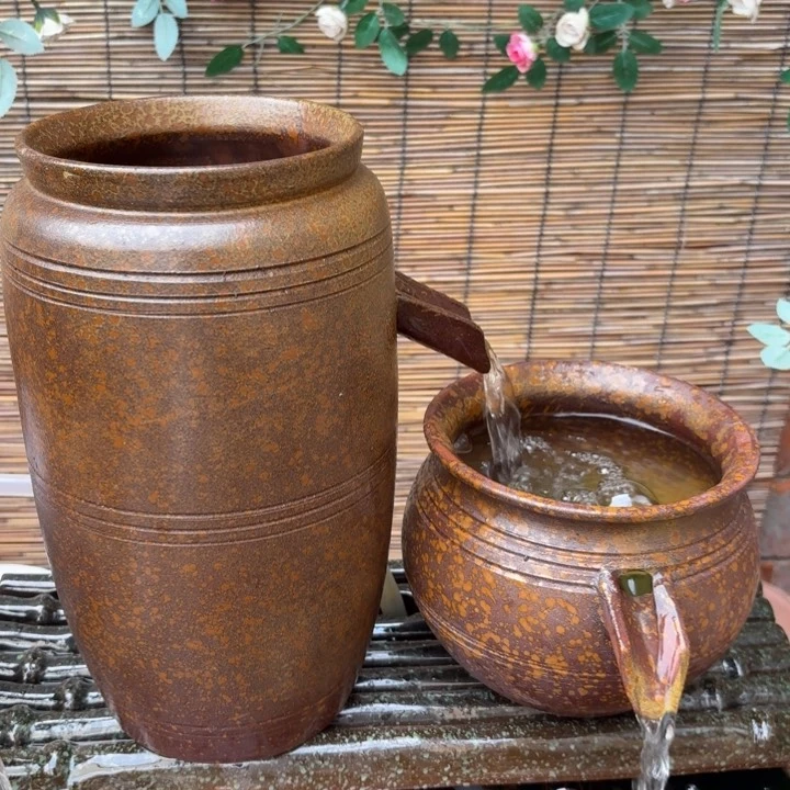 紫砂花盆口径15/32，18/16进水口2厘米