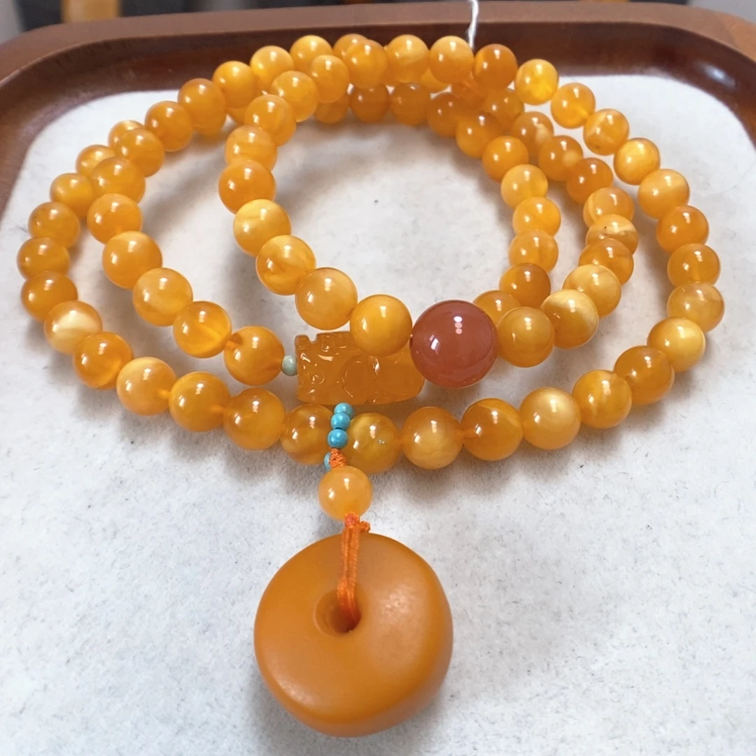 手串蜜蜡未镶嵌蜜蜡