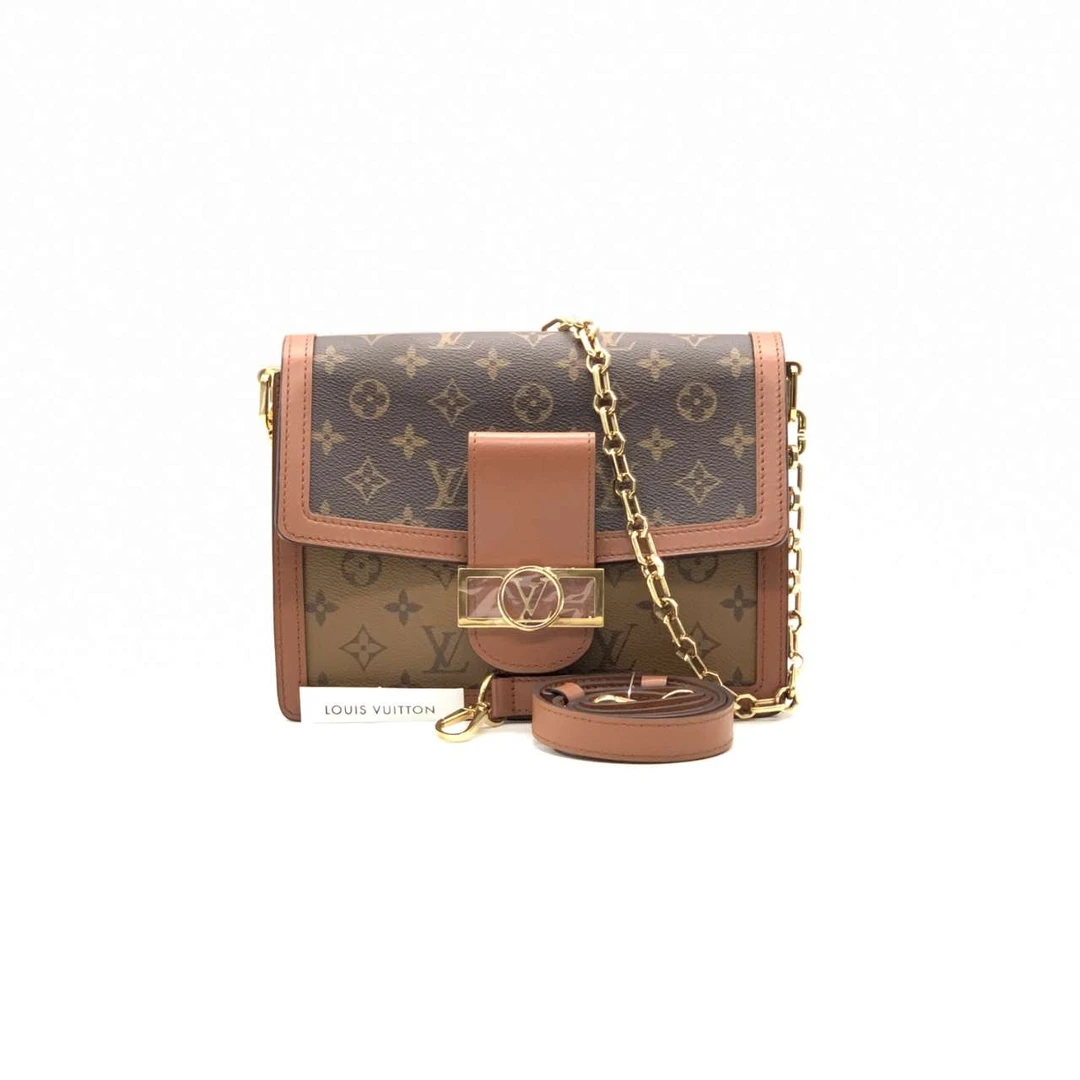 99新 LouisVuitton/路易威登 LV/老花中号达芙妮单肩包/时尚女士