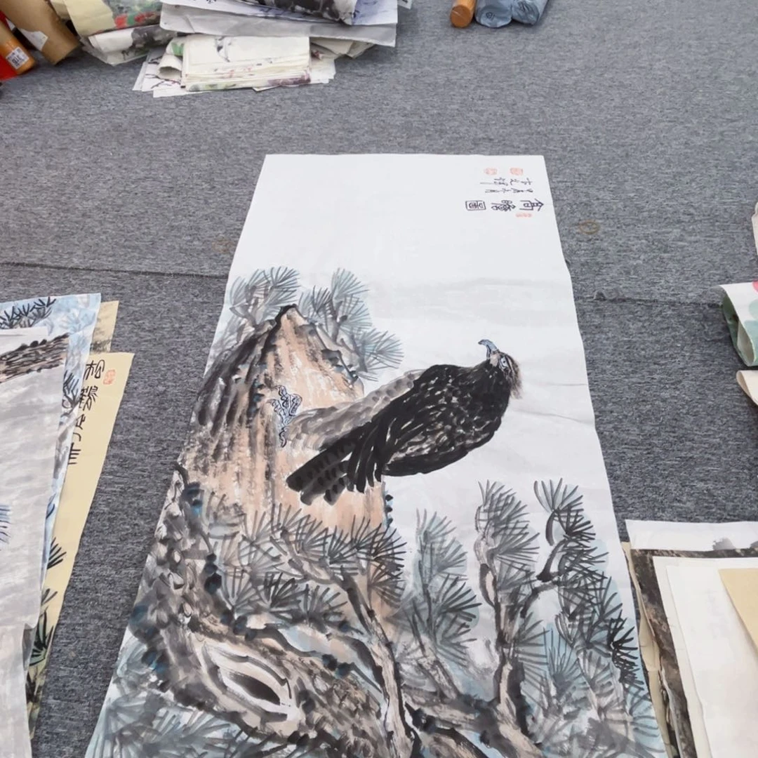 国画曹光辉老师四尺绘画作品
