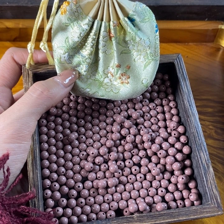 泥塑芳华•紫韵0.6瑕疵珠香包约50克