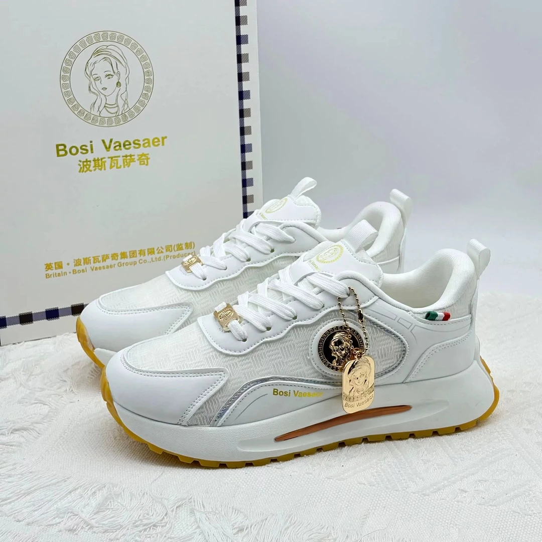 【男女同款-】Bosi Vaesacr波斯瓦萨奇2025秋季新款网面透气轻奢鞋