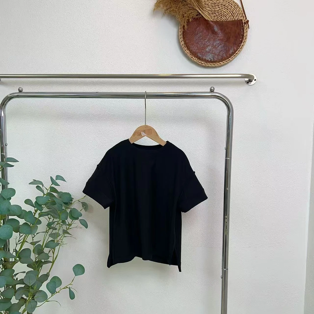 1071帕黑色短袖圆领T恤