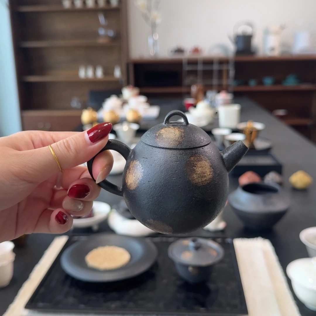 清仓福利 手作波点壶