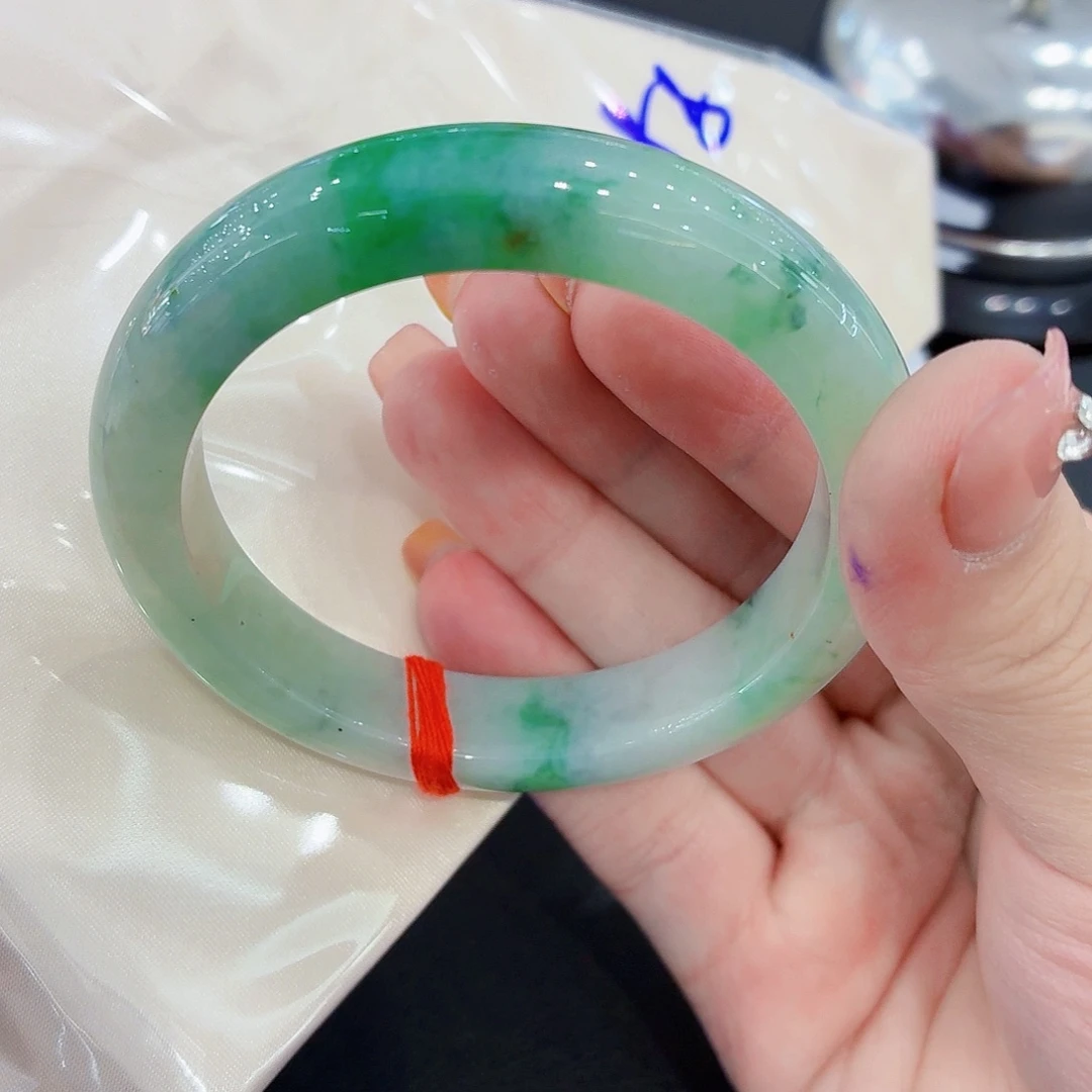 未镶嵌手镯翡翠天然缅甸翡翠手镯56