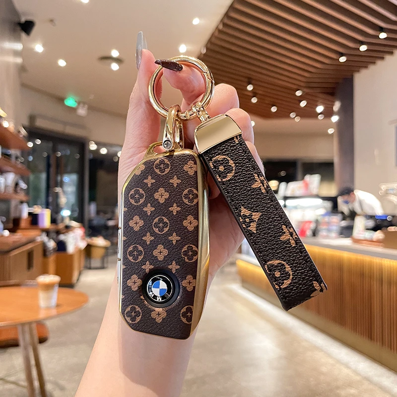 宝马X5/X1汽车钥匙套5系X7包X6高端ix1汽车扣i5/i7男X2新款X3壳XM