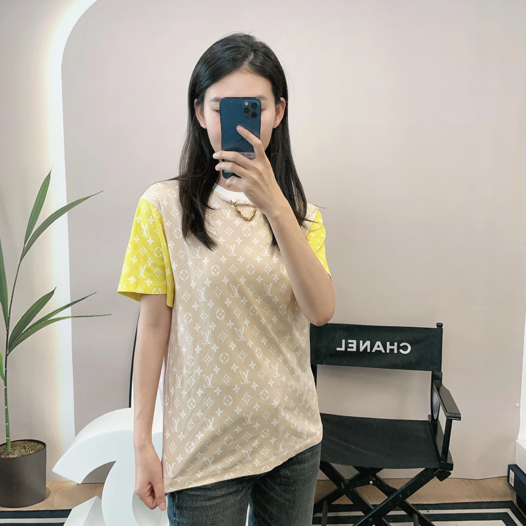 95新 LouisVuitton/路易威登 麦殿/短袖粉色M码/250608VHSLY17