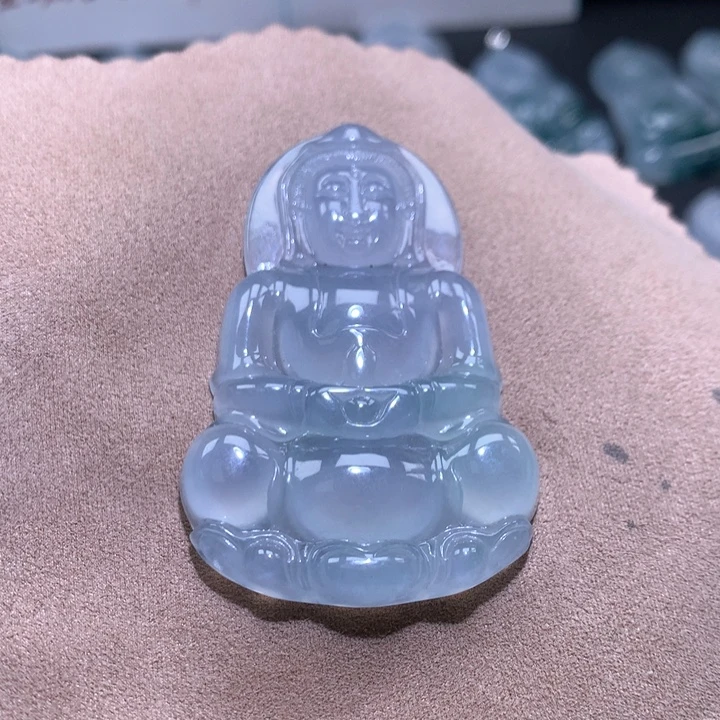 颈饰未镶嵌翡翠缅甸翡翠