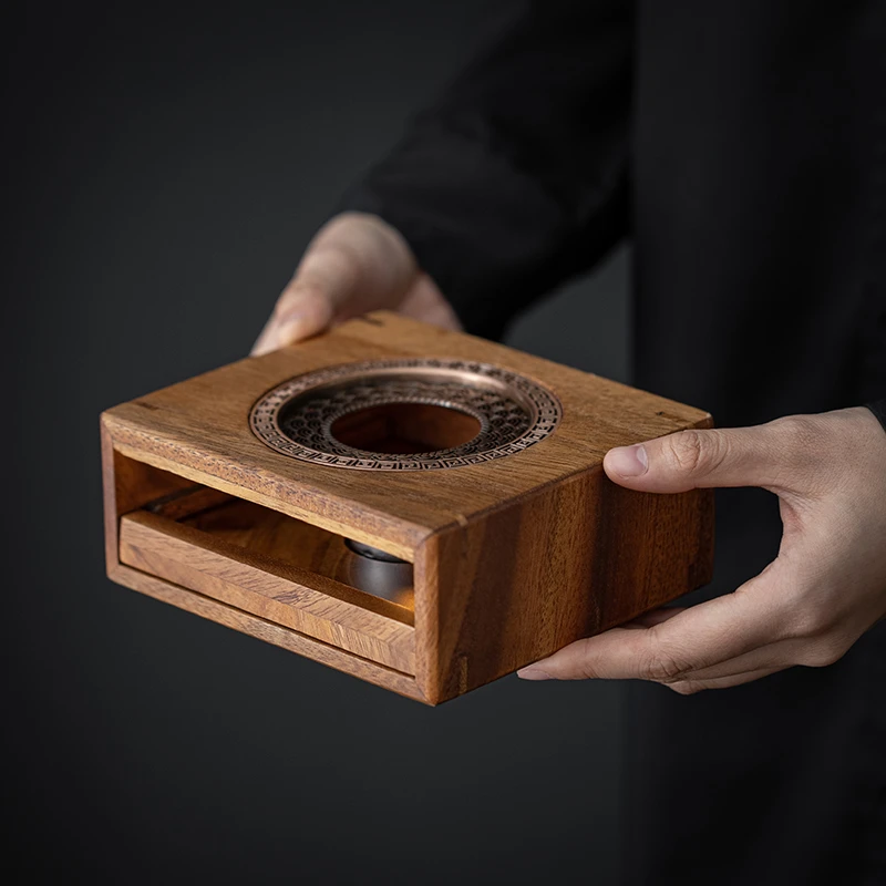 【岚酌专属】胡桃木抽屉温茶器
